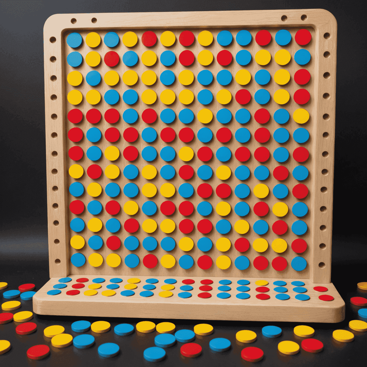 A colorful Plinko board with chips falling through pegs, showcasing the excitement of spin-based games